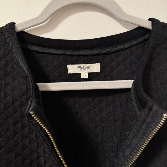 Madewell Stitchblock Pullover Sweatshirt Half Zip Size XS - Picture 5 of 9